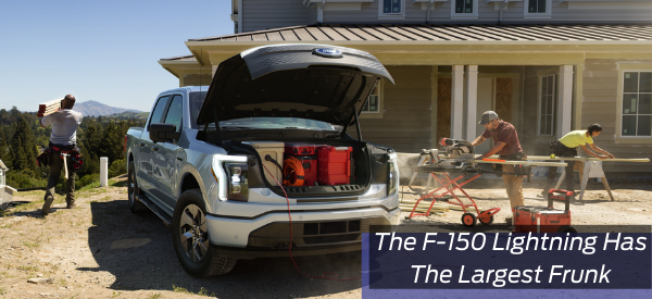 The F-150 Lightning Has The Largest Frunk